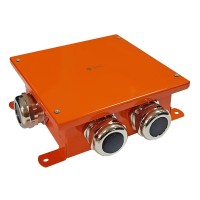 Коробка SMB165 металлическая 164х164х65, 6P (2,5-16 мм²) (56439). Коробка, огнестойкая. Экопласт