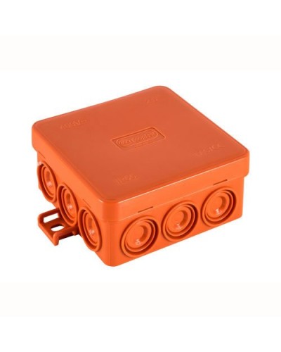 Коробка JBL085 85х85х38, 12 вых., 10P (0,15...2,5мм²) (43365HF). Коробка монтажная, огнестойкая, без галогена. Экопласт в Пскове