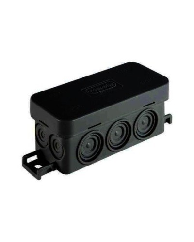 Коробка JBL090 90х42х40, 10 вых., IP55, черная (44055BL-1). Коробка монтажная. Экопласт в Пскове