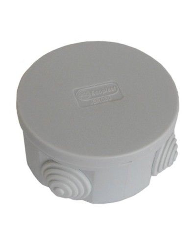 Коробка JBR080 D=80х40, 4 вых., IP44, белая (44005W-1). Коробка монтажная. Экопласт в Пскове