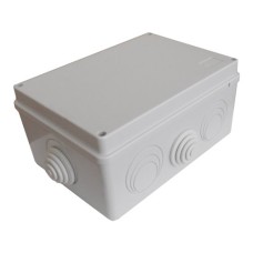 Коробка JBS210 210х150х100, 8 вых., 12P (0,15...2,5мм²) серая (43046HF-GR). Коробка монтажная, огнестойкая, без галогена. Экопласт