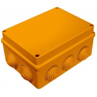 Коробка JBS150 150х110х70, 10 вых., 3P (2,5…25мм²) (43709HF): Коробка монтажная, огнестойкая, без галогена