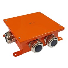 Коробка SMB165 металлическая 164х164х65, 9P (1,5-4 мм²) (56159). Коробка, огнестойкая. Экопласт