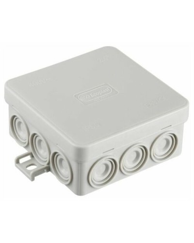 Коробка JBL085 85х85х38, 12 вых., 4P (1,5…10мм²) серая (43765HF-GR). Коробка монтажная, огнестойкая, без галогена. Экопласт в Пскове