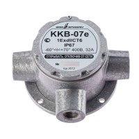 ККВ-07е-Ех-А-Р1-Т-БК1, КВБ12+КВБ12+КВБ12. Коробка коммутационная взрывозащищенная тройниковая. Эридан