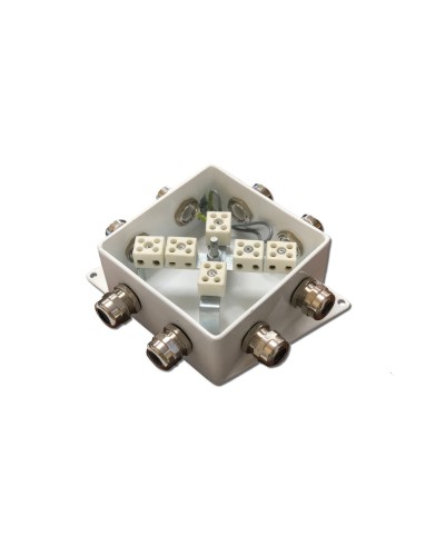 КМ-О (12к*6,0)-IP66-120х120, пять вводов: Коробка монтажная огнестойкая в Пскове