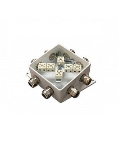КМ-О (12к*10,0)-IP66-120х120, семь вводов: Коробка монтажная огнестойкая в Пскове
