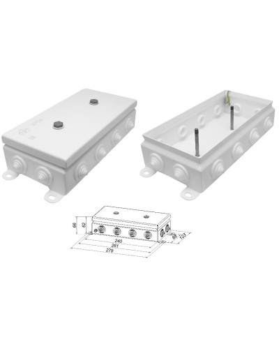КМ IP55-1224. Коробка монтажная электротехническая. Гефест в Пскове