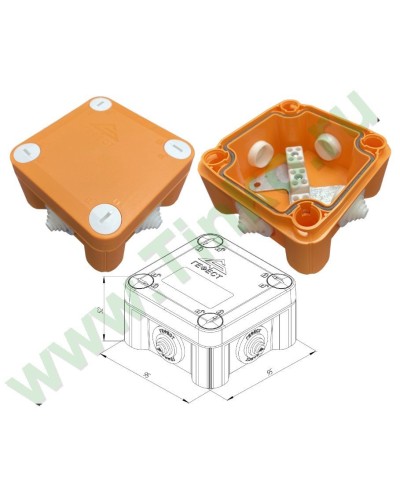 КМ-О-1010(П)(8к)-IP55: Коробка монтажная огнестойкая в Пскове