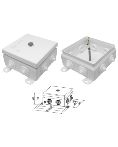 КМ IP55-1212. Коробка монтажная электротехническая. Гефест в Пскове