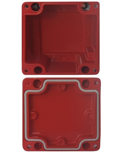 МКС Мороз, глухая, IP66/IP68, красный. Коробка коммутационная металлическая. Магнито-Контакт в Пскове