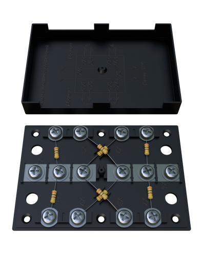 KRA-4 75 Om black (MEC42102). Коробка на 4 абонента. МЭК-Электрика в Пскове