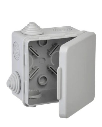 Коробка КМ 80х80х50 GENERICA (UKO31-080-080-050-K03-54G). Коробка распаячная для открытой проводки. GENERICA в Пскове