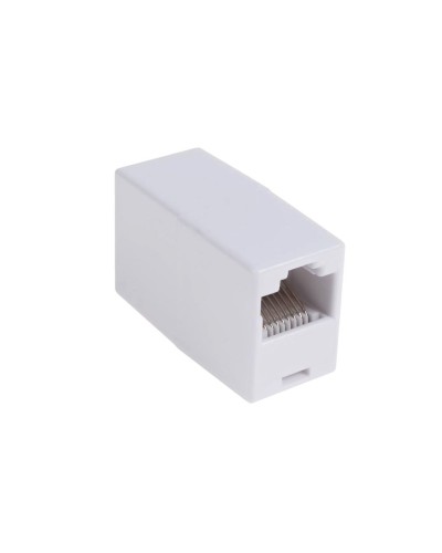 RJ-45 (розетка)-RJ-45 (розетка) (белый): Разъем распределительный в Пскове