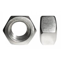 Гайка шестигранная нержавеющая (А2) M6 (DIN 934) (500 шт) (PR08.7455). Гайка шестигранная нержавеющая (А2). Промрукав