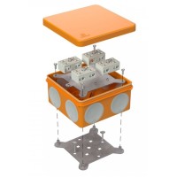 Коробка огнестойкая 100х100х50 (60-0300-FR6.0-4-8-Р Е15-Е60). Коробка огнестойкая для открытой установки. Промрукав