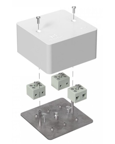 Коробка огнестойкая 103х103х45 (40-0470-FR2.5-6). Коробка огнестойкая для открытой установки. Промрукав в Пскове