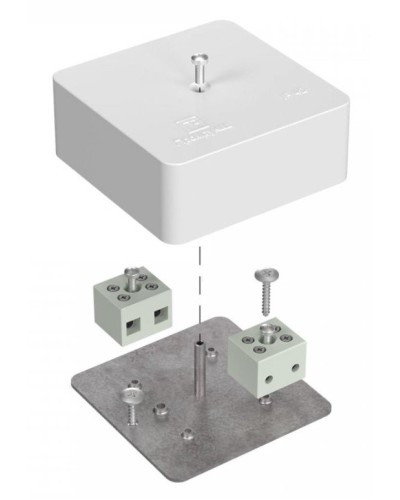 Коробка огнестойкая 75х75х30 (40-0450-FR2.5-4). Коробка огнестойкая для открытой установки. Промрукав в Пскове