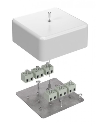 Коробка огнестойкая 103х103х45 (латунь) (40-0470-FR2.5-12-Е60). Коробка огнестойкая для открытой установки. Промрукав в Пскове