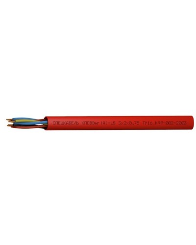 КПСВВнг(А)-LS 3х2х1,5 (Спецкабель). Кабель симметричный для систем сигнализации и управления, групповой прокладки, с пониженным дымо- и газовыделением. Спецкабель в Пскове
