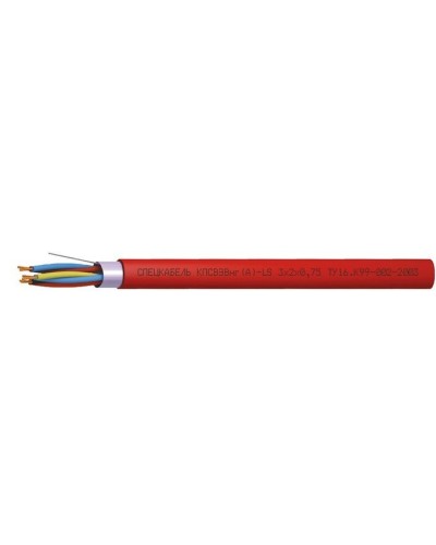 КПСВЭВнг(А)-LS 4х2х2,5 (Спецкабель). Кабель симметричный для систем сигнализации и управления, групповой прокладки, с пониженным дымо- и газовыделением. Спецкабель в Пскове