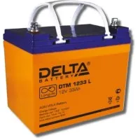 Delta DTM 1233 L. Аккумулятор герметичный свинцово-кислотный. Delta