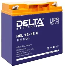 Delta HRL 12-18 X. Аккумулятор герметичный свинцово-кислотный. Delta