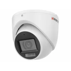 DS-T203A(B) (3.6мм). Бюджетная видеокамера мультиформатная купольная. HiWatch