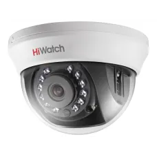 DS-T201(B) (3.6мм). Бюджетная видеокамера мультиформатная купольная. HiWatch
