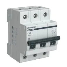 GENERICA ВА47-29М 3P C 40А 4,5кА (MVA21-3-040-C-G). Автоматический выключатель. IEK