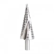 Сверло по металлу ступенчатое ТИТАН 4,0-30,0 мм 98 mm 65 HRC Р6М5 TiN Kranz (KR-12-6612): Сверло по металлу шлифованное