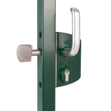 LSKZ6060 U2L (цвет: ZILV, серебро). Замок механический для откатных ворот. Locinox