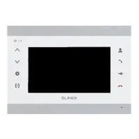 SL-07N Cloud (Silver+White). Монитор домофона цветной с функцией «свободные руки». SLINEX