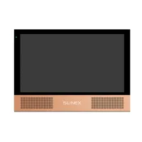 Sonik 10 (Black+Pink Gold). Цветной видеодомофон. SLINEX