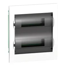 City9 Box 24 модулей встраиваемый с прозрачной дверцей (EZ9E212S2FRU). Щиток модульный. Systeme Electric