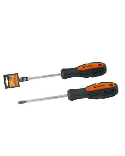 Отвертка шлицевая двухкомпонентная CR-V, тип SL4.0x75 "Алмаз" TDM (SQ1006-1003): Отвертка шлицевая двухкомпонентная в Пскове