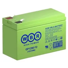 WBR GP1290 F2. Аккумулятор герметичный свинцово-кислотный. WBR