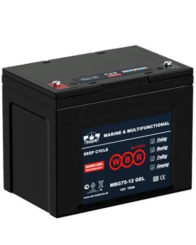 WBR MBG75-12. Аккумулятор герметичный свинцово-кислотный. WBR в Пскове