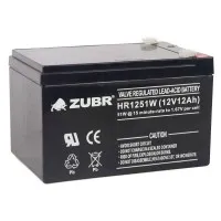 ZUBR HR 1251W (12V, 12Ah). Аккумулятор герметичный свинцово-кислотный. ZUBR