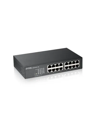 GS1100-16-EU0103F. Коммутатор 16xGE, rack 19, бесшумный. ZYXEL в Пскове