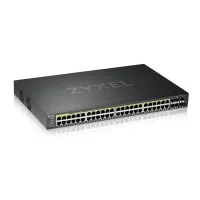 GS2220-50HP-EU0101F. Коммутатор гибридный L2 PoE+ rack 19. ZYXEL