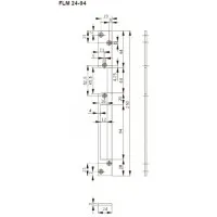 FLH24-94. Запорная планка длинная. dormakaba