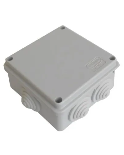 Коробка JBS100 100х100х55, 6 вых., 4P (0,15...2,5мм²) серая (43047HF-GR). Коробка монтажная, огнестойкая, без галогена. Экопласт в Пскове