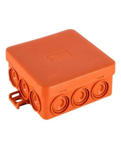 Коробка JBL085 85х85х38, 12 вых., 6P (0,15...2,5мм²) (43255HF): Коробка монтажная, огнестойкая, без галогена в Пскове