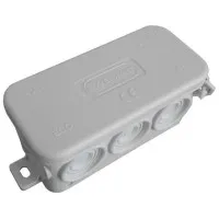 Коробка JBL090 90х42х40, 10 вых., IP55, серая (44055). Коробка монтажная. Экопласт