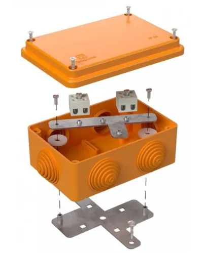 Коробка огнестойкая 120х80х50 (40-0340-FR2.5-4). Коробка огнестойкая для открытой установки. Промрукав в Пскове