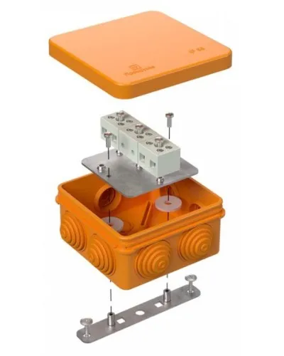 Коробка огнестойкая 80х80х40 (40-0210-FR1.5-6). Коробка огнестойкая для открытой установки. Промрукав в Пскове
