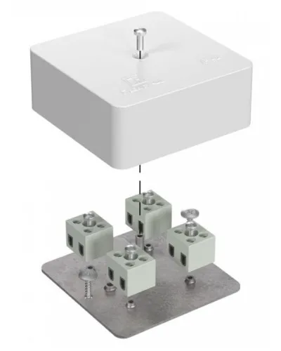 Коробка огнестойкая 75х75х30 (40-0450-FR1.5-8). Коробка огнестойкая для открытой установки. Промрукав в Пскове