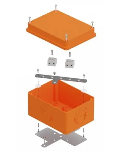 Коробка огнестойкая 150х110х90 E15-E120 для о/п (40-0351-FR2.5-4). Коробка огнестойкая для открытой установки. Промрукав в Пскове
