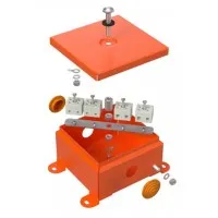 Коробка огнестойкая 110х110х65 (70-0360-FR6.0-8). Коробка огнестойкая для открытой установки. Промрукав
